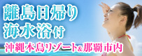 離島日帰り海水浴付き