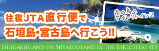 往復直行便で沖縄離島に行こう!