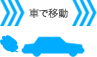車で移動