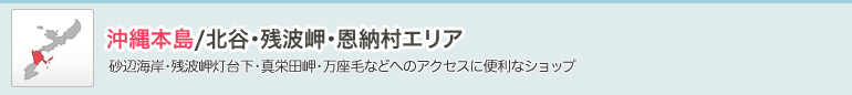 北谷・残波岬・恩納村エリア